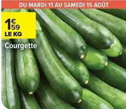 Carrefour Drive Courgette offre