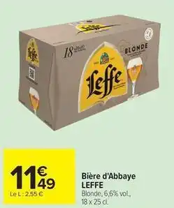 Carrefour Drive Leffe - bière d'abbaye offre
