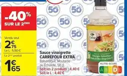 Carrefour Drive Carrefour - sauce vinaigrette extra offre