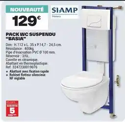 Brico Dépôt Dim - pack juiic suspendu basia offre