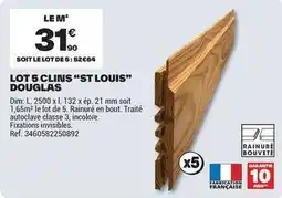 Brico Dépôt Dim - lot 5 clinis st louis douglas offre