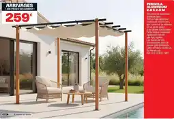 Brico Dépôt Pergola a l'aventura offre