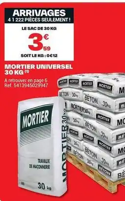 Brico Dépôt Mirotier universel offre