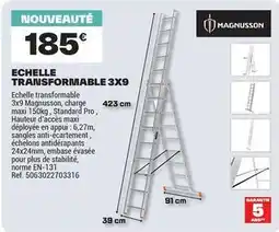 Brico Dépôt Magnusson - echelle transformable 3x9 offre