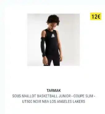 Decathlon Tarmak sous maillot basketball junior-coupe slim offre