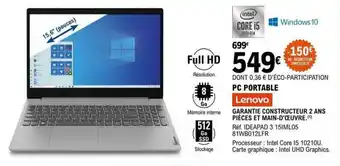 E.Leclerc Pc portable offre