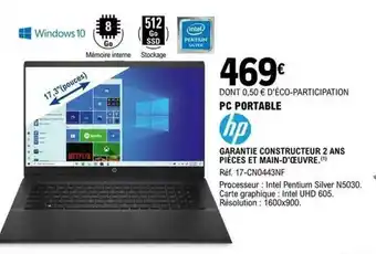 E.Leclerc Pc portable offre