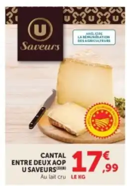 U Express U Saveurs Cantal offre