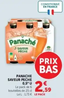 U Express Panaché Saveur Pêche offre