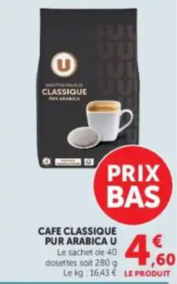 U Express U CAFE CLASSIQUE offre