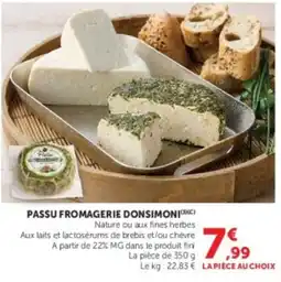 U Express PASSU FROMAGERIE DONSIMONI offre
