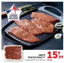 U Express ABATS FOIE DE VEAU offre