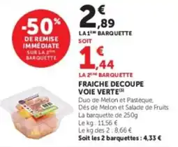 U Express FRAICHE DECOUPE VOIE VERTE offre