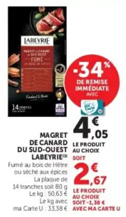 U Express LABEYRIE Magret de canard offre