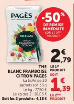 U Express PAGÈS THE BLANC offre