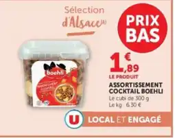 U Express Boehli Assortiment cocktail offre