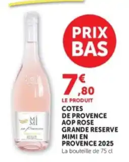 U Express MIMI en Provence offre