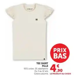 Hyper U minifraud TEE SHIRT FILLE offre