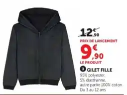 Hyper U Gilet fille offre