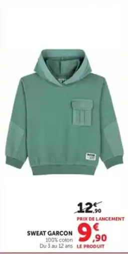 Hyper U Sweat garcon offre