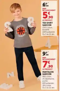 Hyper U TEE SHIRT GARCON offre