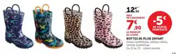 Hyper U BOTTES DE PLUIE ENFANT offre