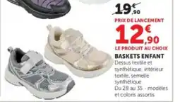 Hyper U BASKETS ENFANT offre