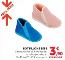 Hyper U BOTTILLONS BEBE offre