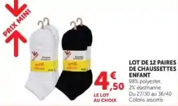Hyper U Grande République Chaussettes offre