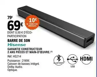 E.Leclerc Barre de son offre