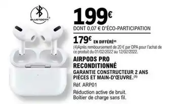 Airpods pro reconditionné