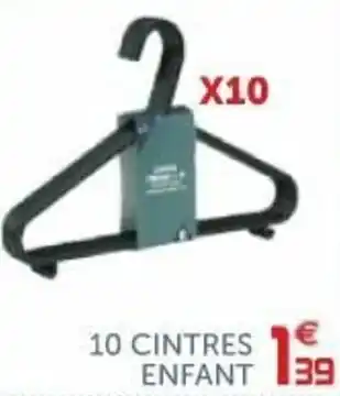 Gifi 10 Cintres enfant offre