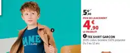 Hyper U TEE SHIRT GARCON offre