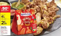 Carrefour Maître Coq Wings Party Nature offre