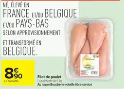 Carrefour Filet de poulet offre
