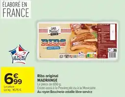 Carrefour Côté Plaisir! Ribs offre