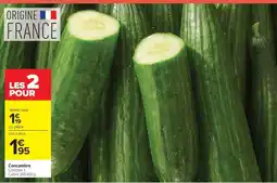 Carrefour Concombre offre