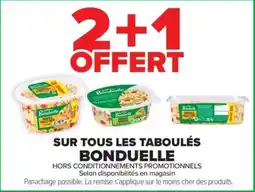 Carrefour Bonduelle Taboulés offre