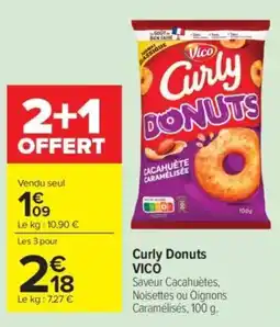 Carrefour Vico Curly Donuts offre