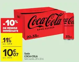 Carrefour Coca-Cola Soda offre