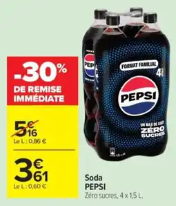 Carrefour PEPSI Soda offre
