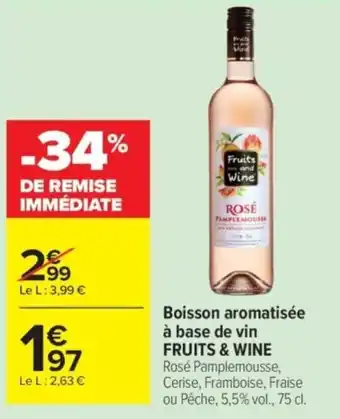 Fruits and Wine Boisson aromatisée