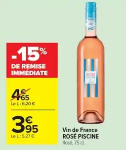 Carrefour ROSÉ PISCINE offre