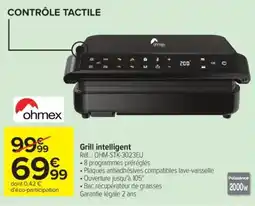 Carrefour ohmex Grill intelligent offre