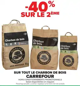 Carrefour Carrefour sur tout le charbon de bois offre
