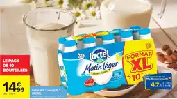 Carrefour Lactel Lait U.H.T. Matin Léger Sans Lactose offre