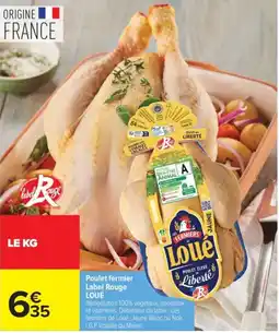 Carrefour Loué Poulet fermier offre