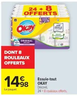 Carrefour Okay Essuie-tout offre