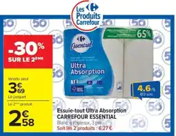 Carrefour Essential Essuie-tout Ultra Absorption offre