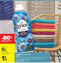Carrefour Lenor Adoucissant concentré offre